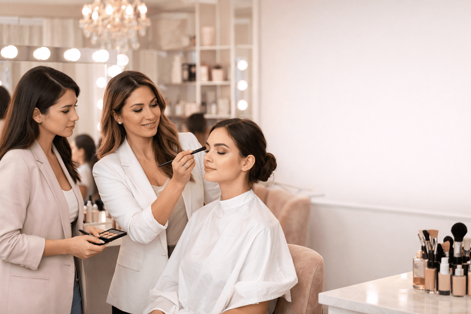 Makeup Academy ( Note Right Side Space For Content ) at Lumina Makeup Studio Faridabad