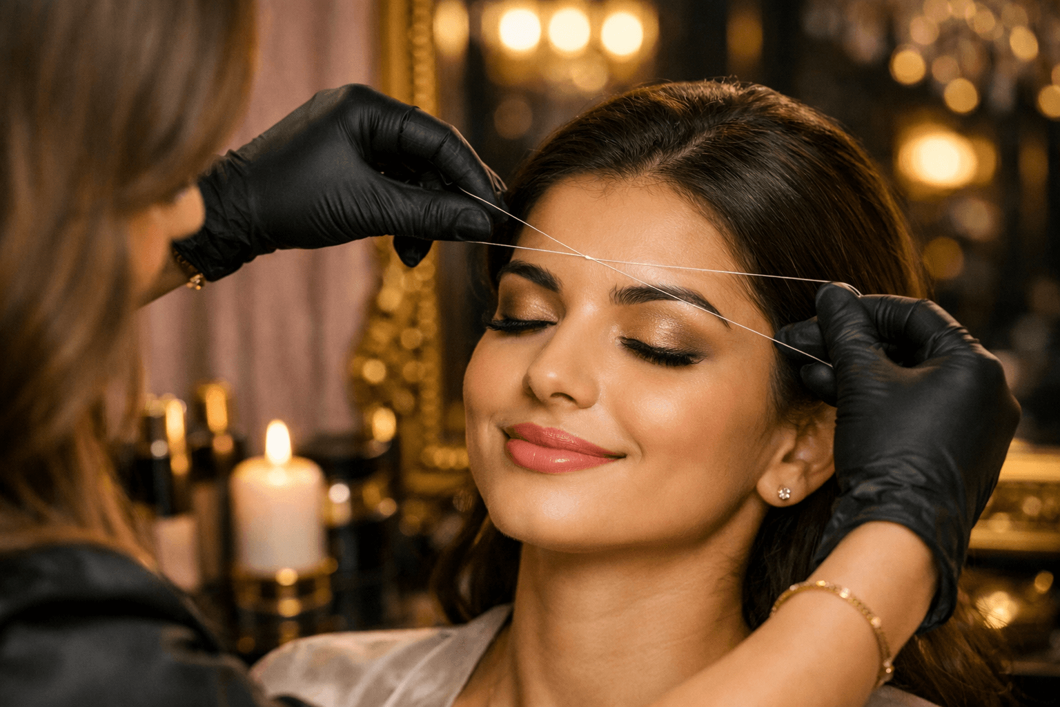 Eyebrow Threading.webp ТАФ 1100x700 at Lumina Makeup Studio Faridabad