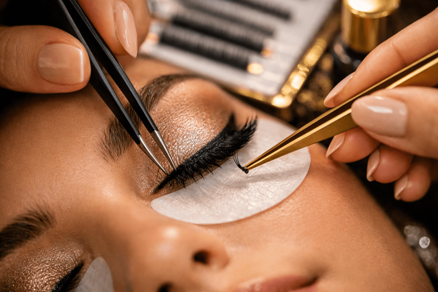 Eyelash Extensions.webp ТАФ 1100x700 at Lumina Makeup Studio Faridabad