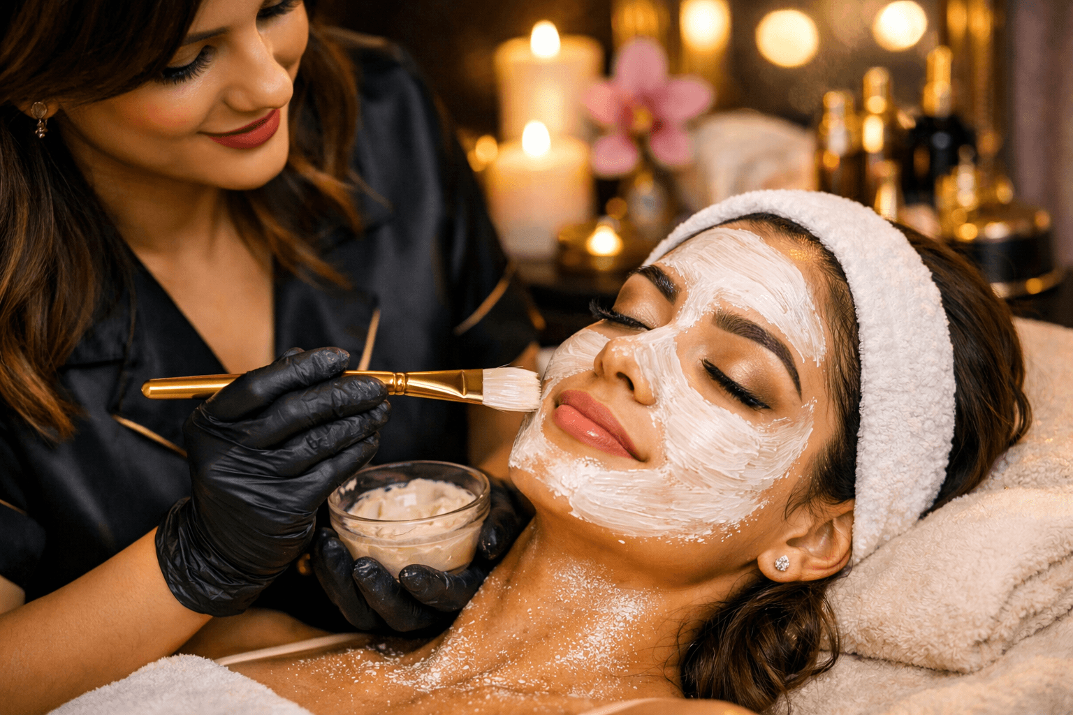 Facial Treatment.webp ТАФ 1100x700 at Lumina Makeup Studio Faridabad