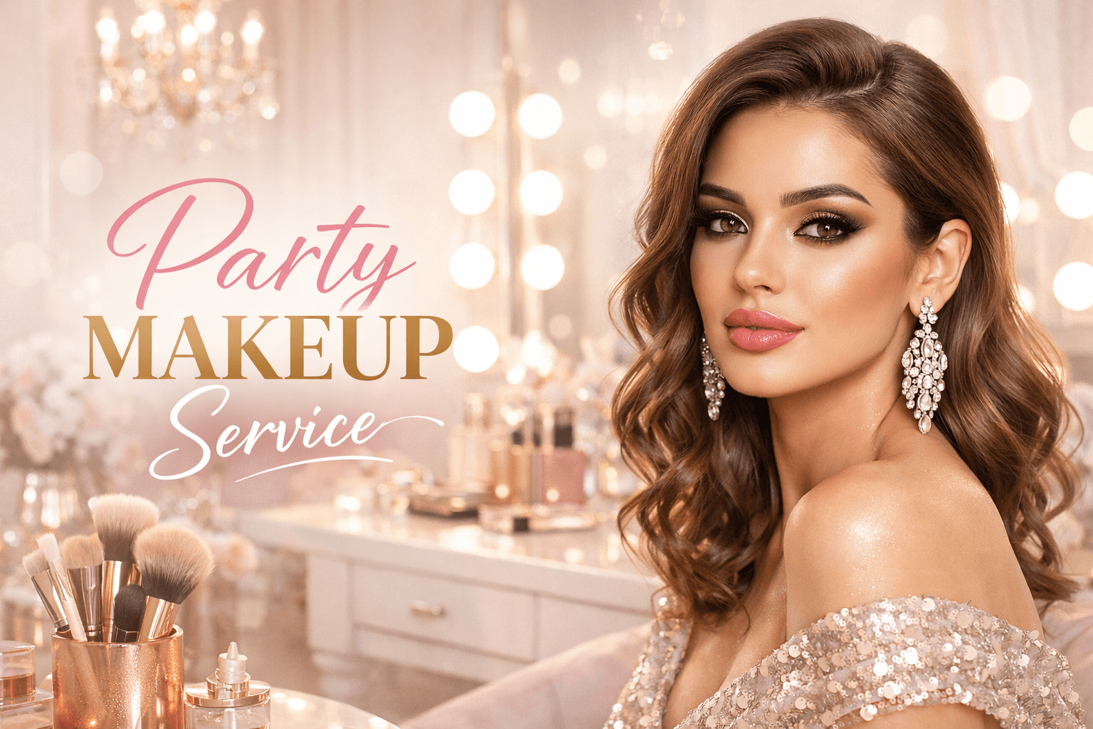 Service Party Makeup at Lumina Makeup Studio Faridabad
